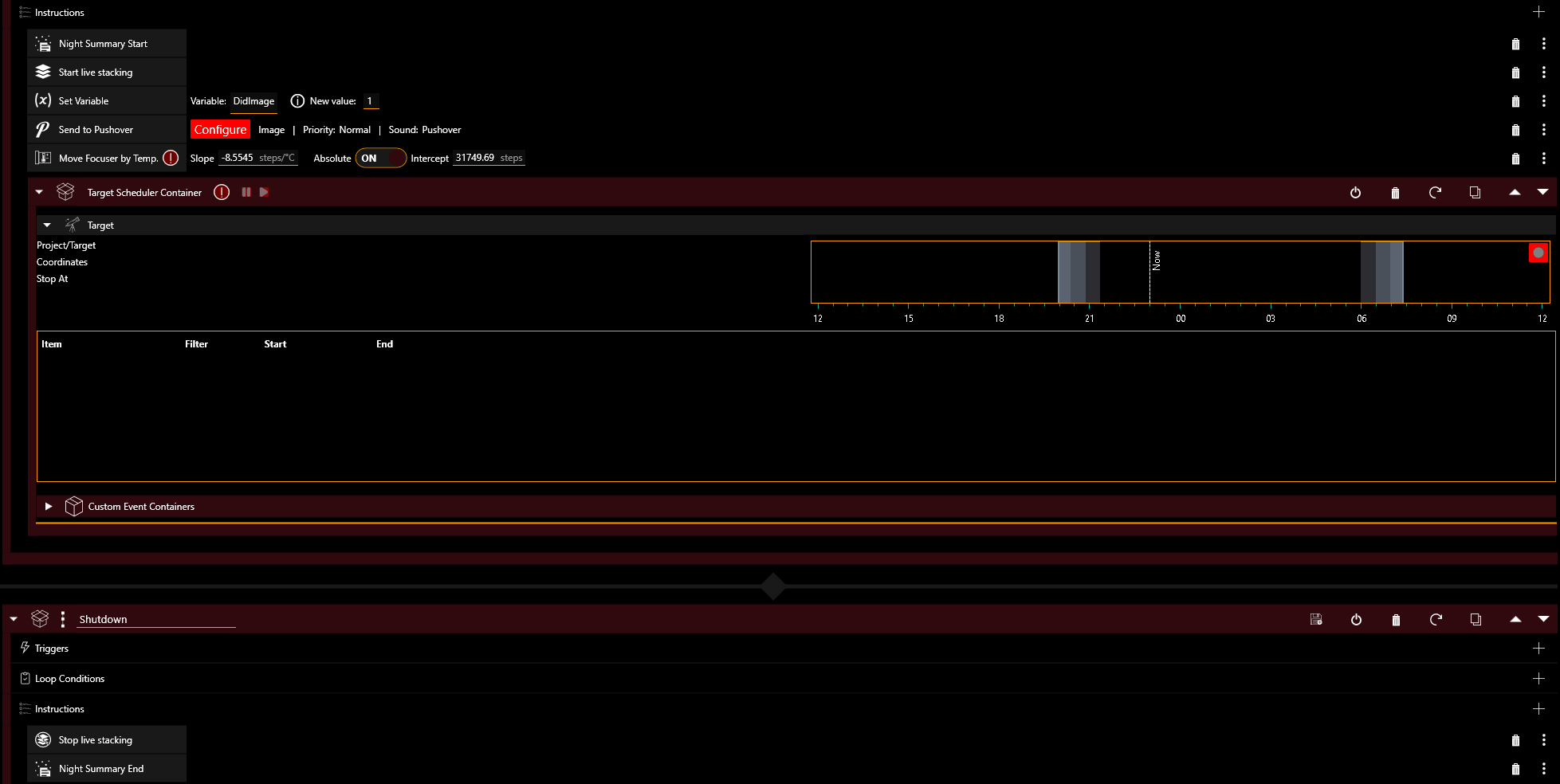Sequence Instructions